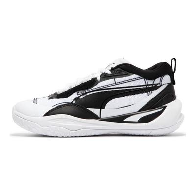 Playmaker Pro Courtside - Weiß Schwarz Unisex Sneaker 378324-01