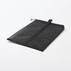 MUJI Nylon Mesh Vertical Document Case with A4 84444623 Dividers, Size, Black,