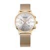 Megir Women's Chronograph Luminous Hands Date Indicator Quartz Wrist Watches Lady Rose Gold M2011L-1