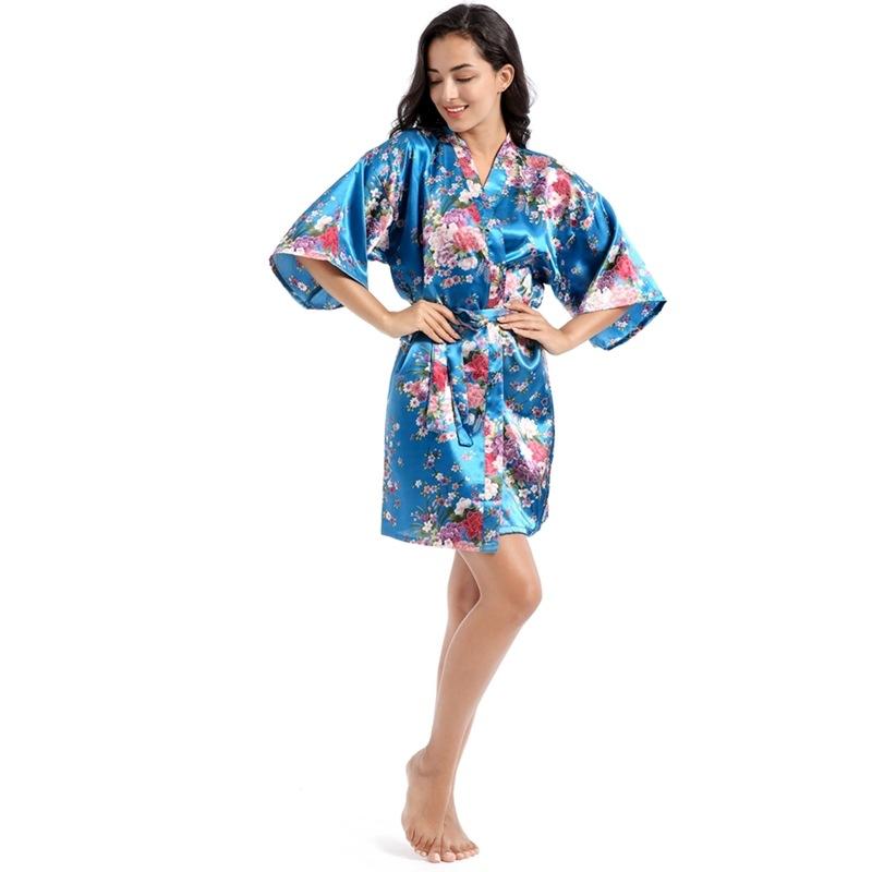 Plus Size Women's Summer Home Short Thin Loose Cardigan Pajamas