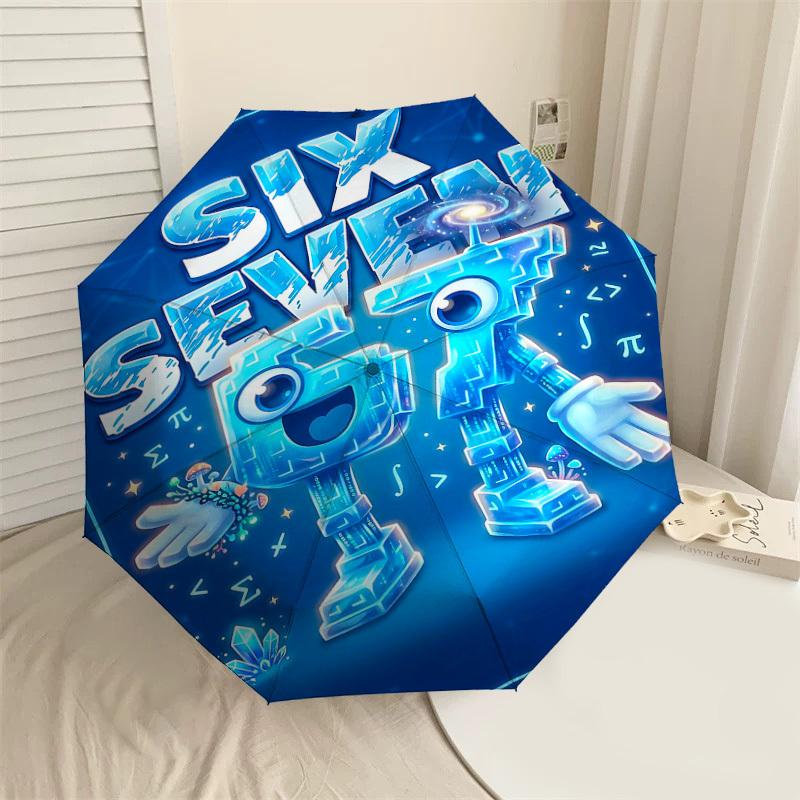 

1PC Robot Umbrella-8-Rib Reinforced, Automatic Open, Lightweight & Durable, Fashion Accessory for Outdoor, H0324