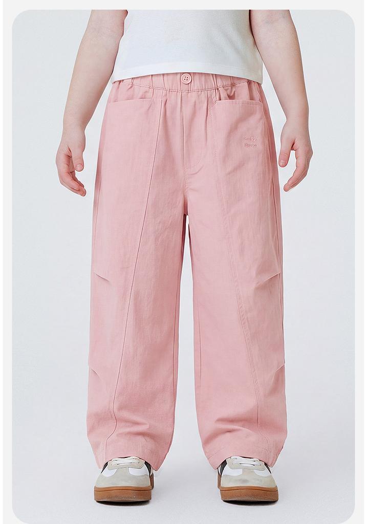Mini Balabala Boys' and Girls' Outdoor Leisure Paratrooper Pants with Adjustable Legs 2026 Summer New Style