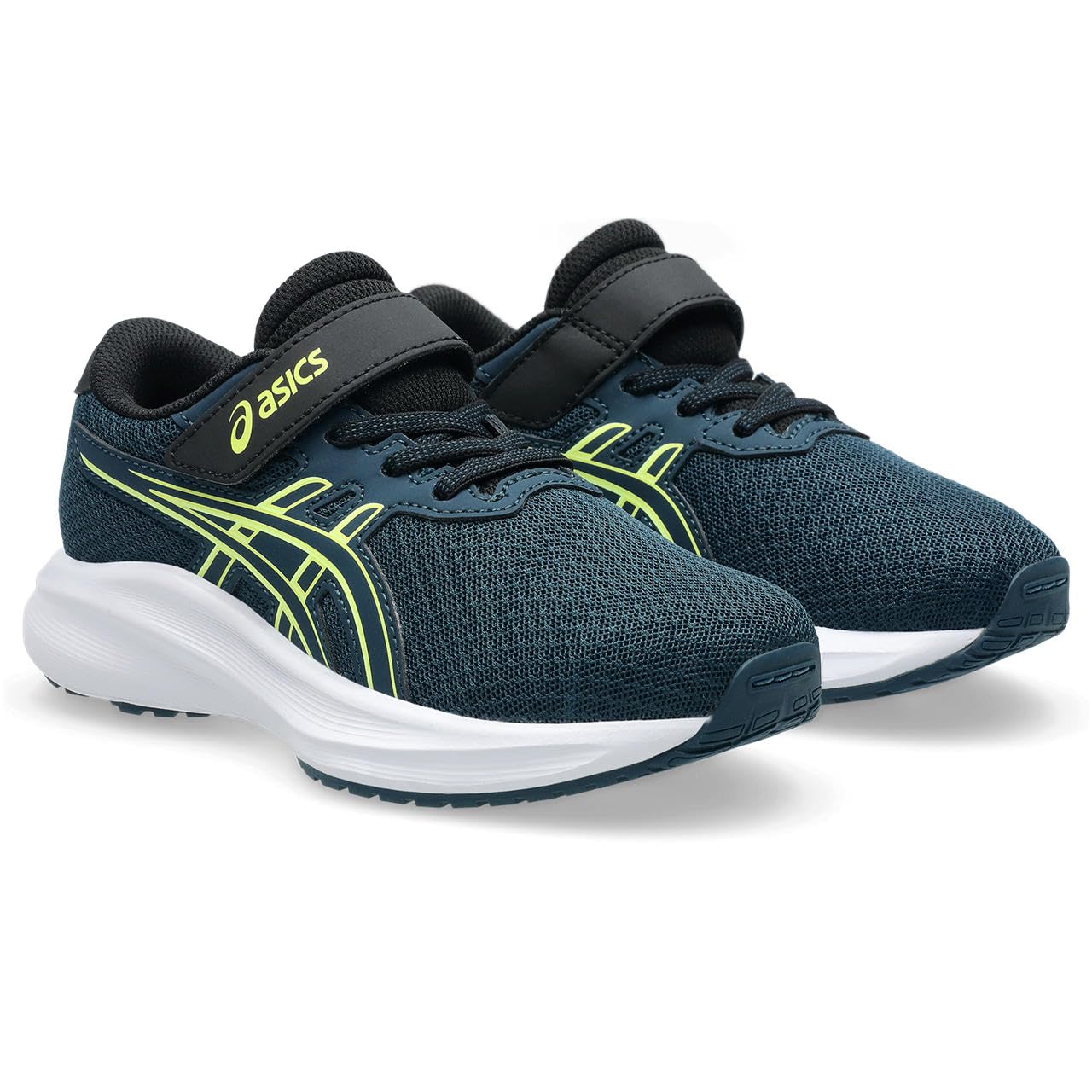 

ASICS PRE EXCITE 11 PS Running Shoes Size 300 2E (1014A375), Unisex, (Tranquil Teal/Citron), 22.0 cm,