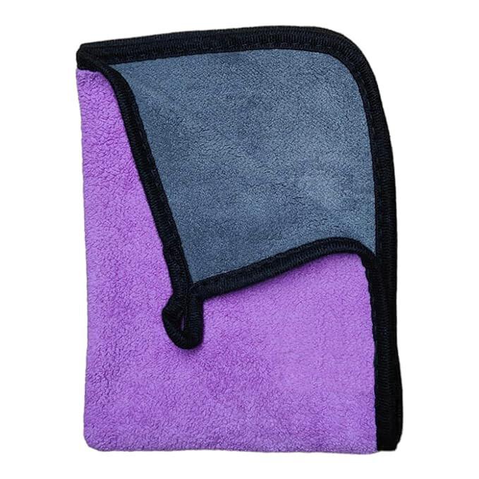 RSINC Microfiber Cloth Grey-Thick Lint&Streak-Free Multipurpose Cloths Pack of 1 JL186255431012