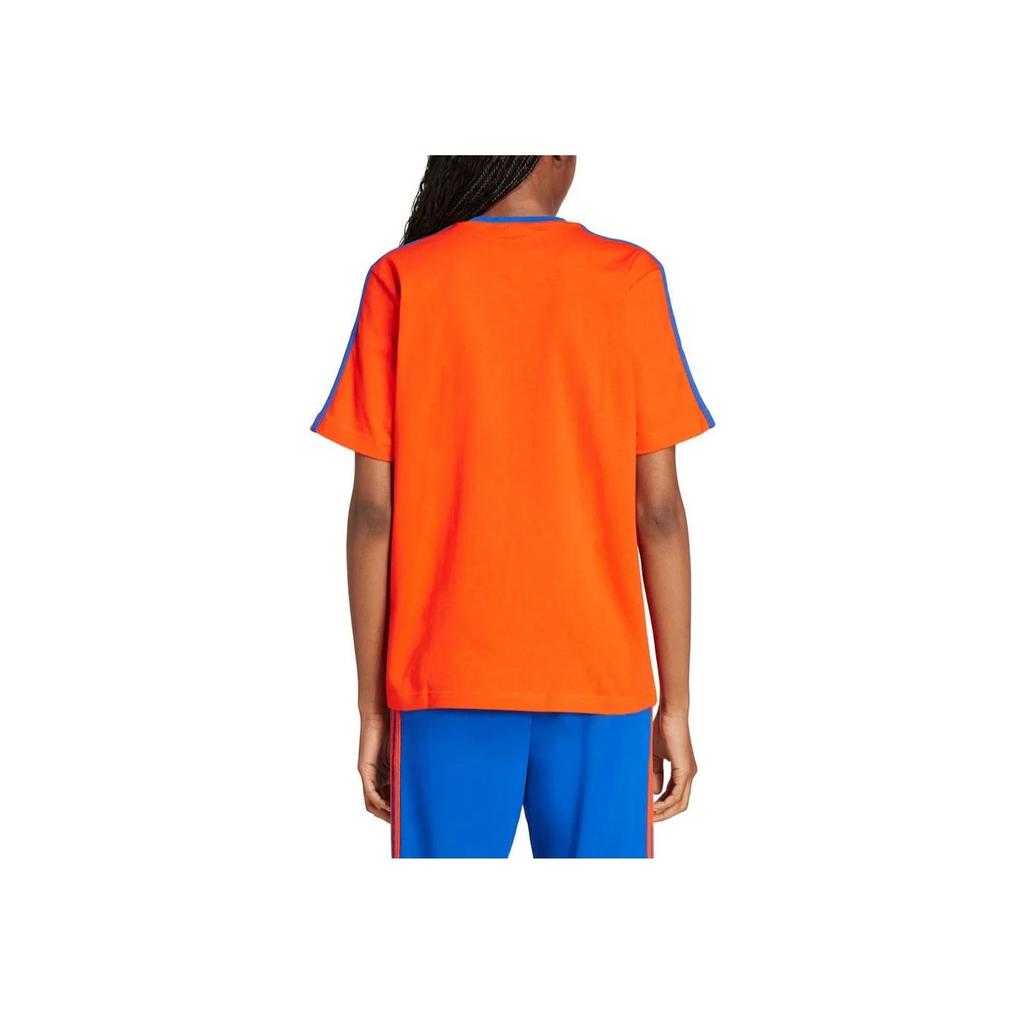 Adidas X Wales Bonner Short-Sleeve Tee Bold Orange/Team Royal Blue Men Tops IZ1891