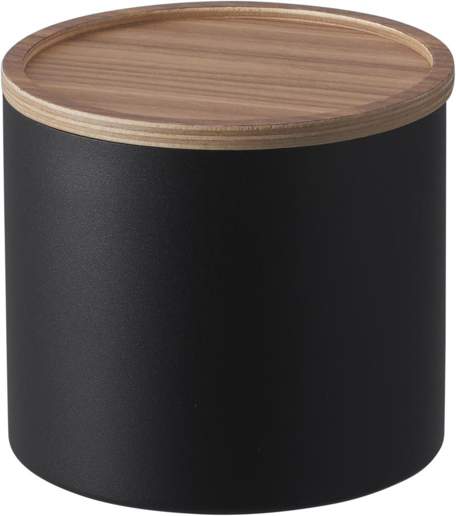 Yamazaki Jitsugyo Basket Type Coffee Paper Filter Case S Brown x x H11cm RIN Wave Filter Case Coffee Filter Case 4566 Approx. W12.5 D12.5