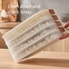 Dumpling Box Snap Buckle Fresh-keeping Plastic Refrigerator Noodles Crisper Wonton Case with Lid Kitchen Gadget