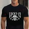 Gotische Piraten Totenkopf und Knochen Herren und Damen T-Shirt Moto Sommer Baumwolle Kurzarm Lässig Rundhals Unisex Oberteile