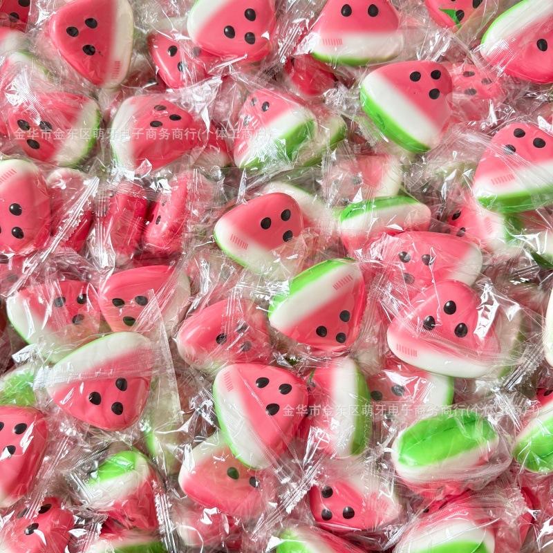 Aesthetic Summer Fruit Squishy Fidget Toy Simulated Watermelon Slow Rebound Squeeze Toy, Healing Stress Relief Gift