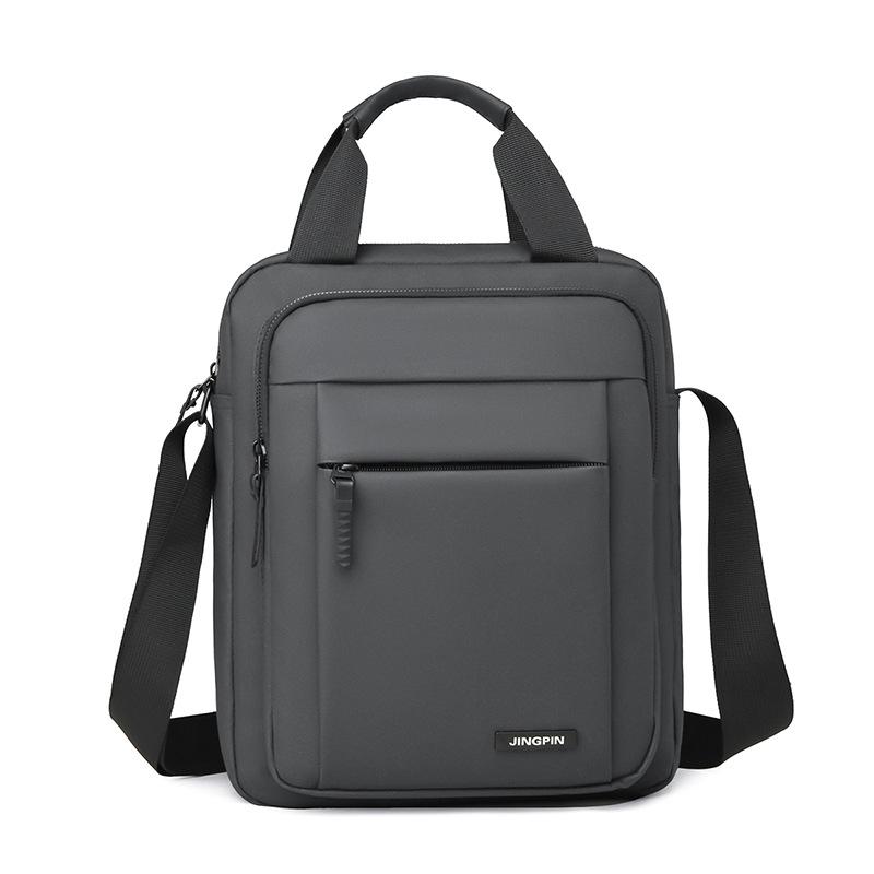 

Мужская сумка через плечо с несколькими отделениями, водоотталкивающая, прочная, легкая, дорожная сумка через плечо серый