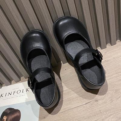 Small Leather Shoes Women's Four-season Japanese Retro One-word Buckle Mary Jane Lolita Gentle Princess Shoes