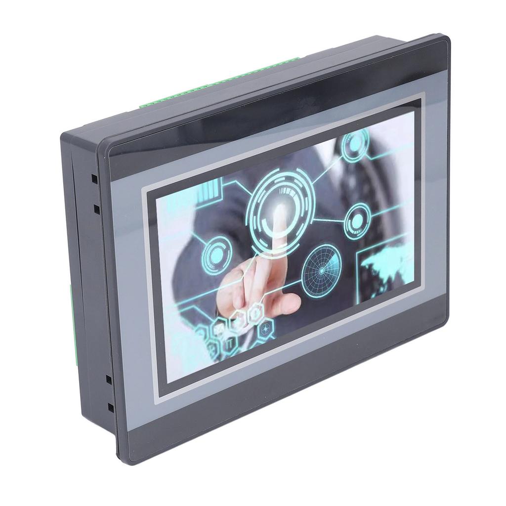 HMI SPS 7 Zoll TFT LCD Touchscreen Relaisausgang 12 Eingänge 8 Ausgänge Hochgeschwindigkeitszählung SPS-Steuerung