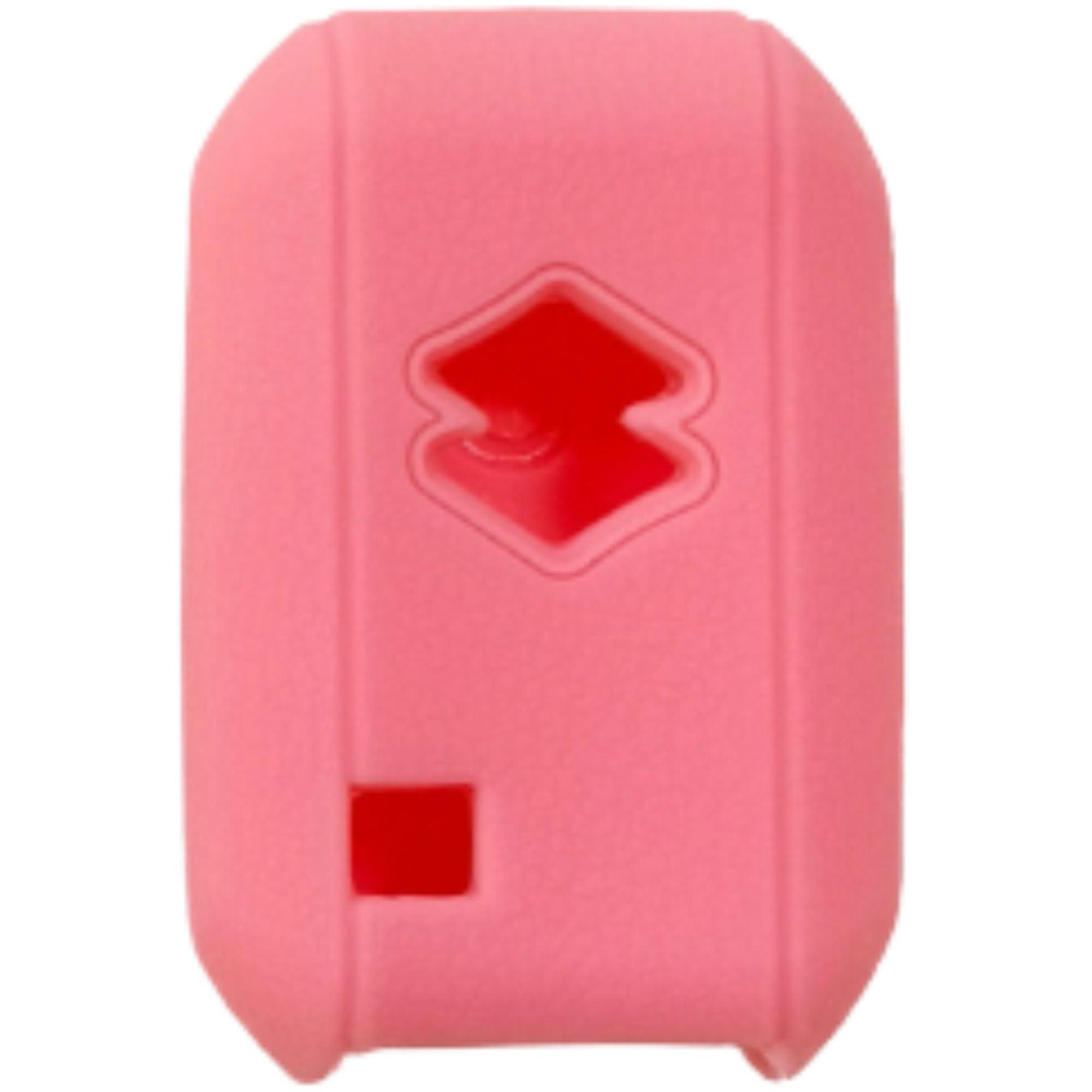 Compatible Suzuki Car Smart Key Cover Silicone Case Scratch Prevention standard розовый