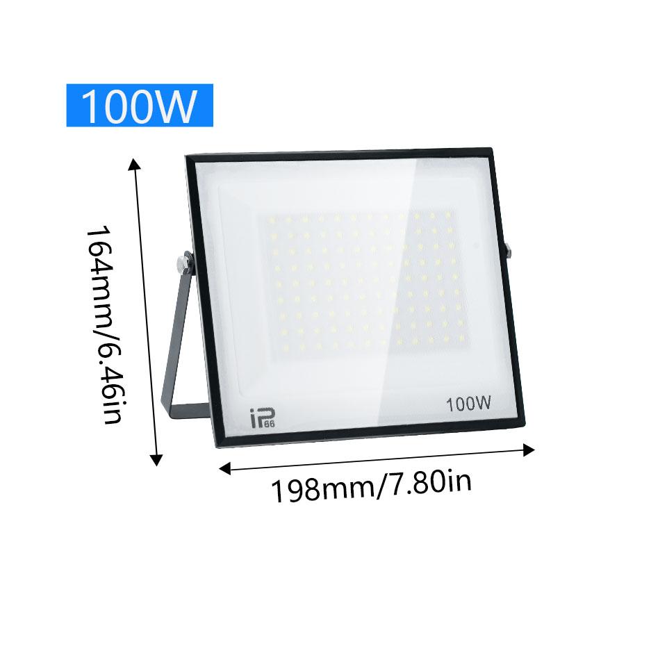 LED Outdoor Floodlight AC220/110V Portable Outdoor Safety Floodlight 20-300W Is Suitable For Courtyards Gardens Stadiums Light