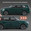1:32 Li L9 New Energy Luxus-SUV Simulations-Legierungs-Auto-Modell Spielzeug Jungen Sammlerstück Ornament Auto Rückzieher Schreibtischdekoration
