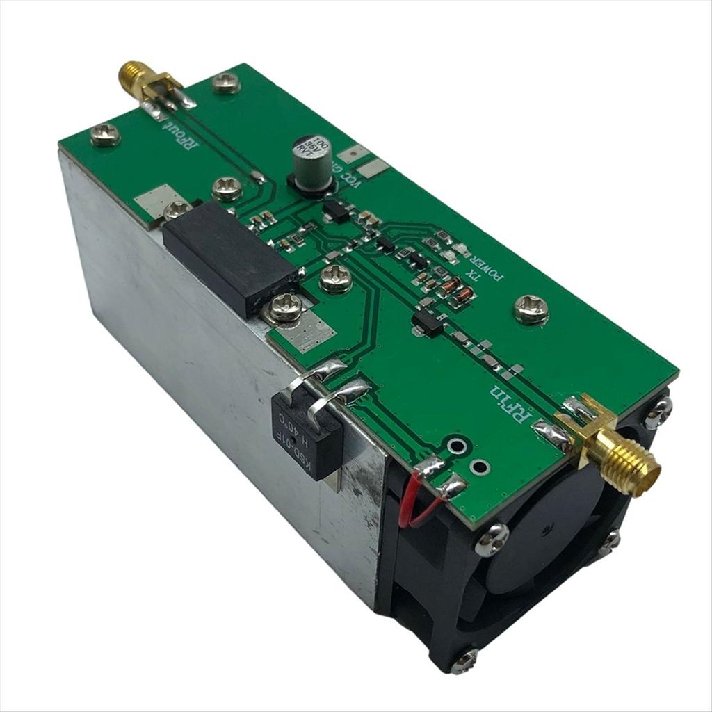 AA58 NEW Upgrade 13W RF Power Amplifier 433MHz (335-480MHz) Radio Frequency Power Amplifier with Heatsink