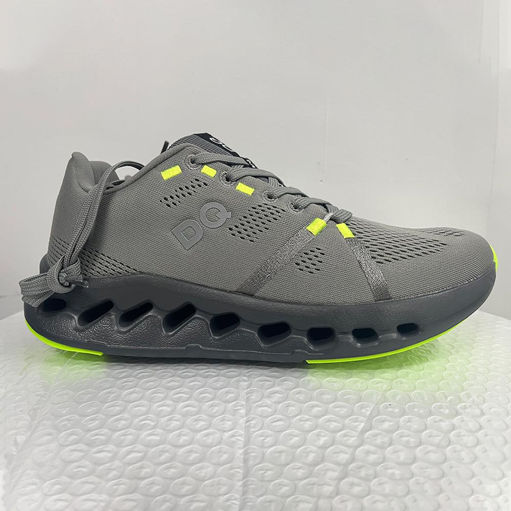 

Running Shoes Man Mesh Lightweight Comfortale Flat Outdoor Sports Cushioning Training Jogging Shoes Trendy Original Sneakers Man 45 сірий