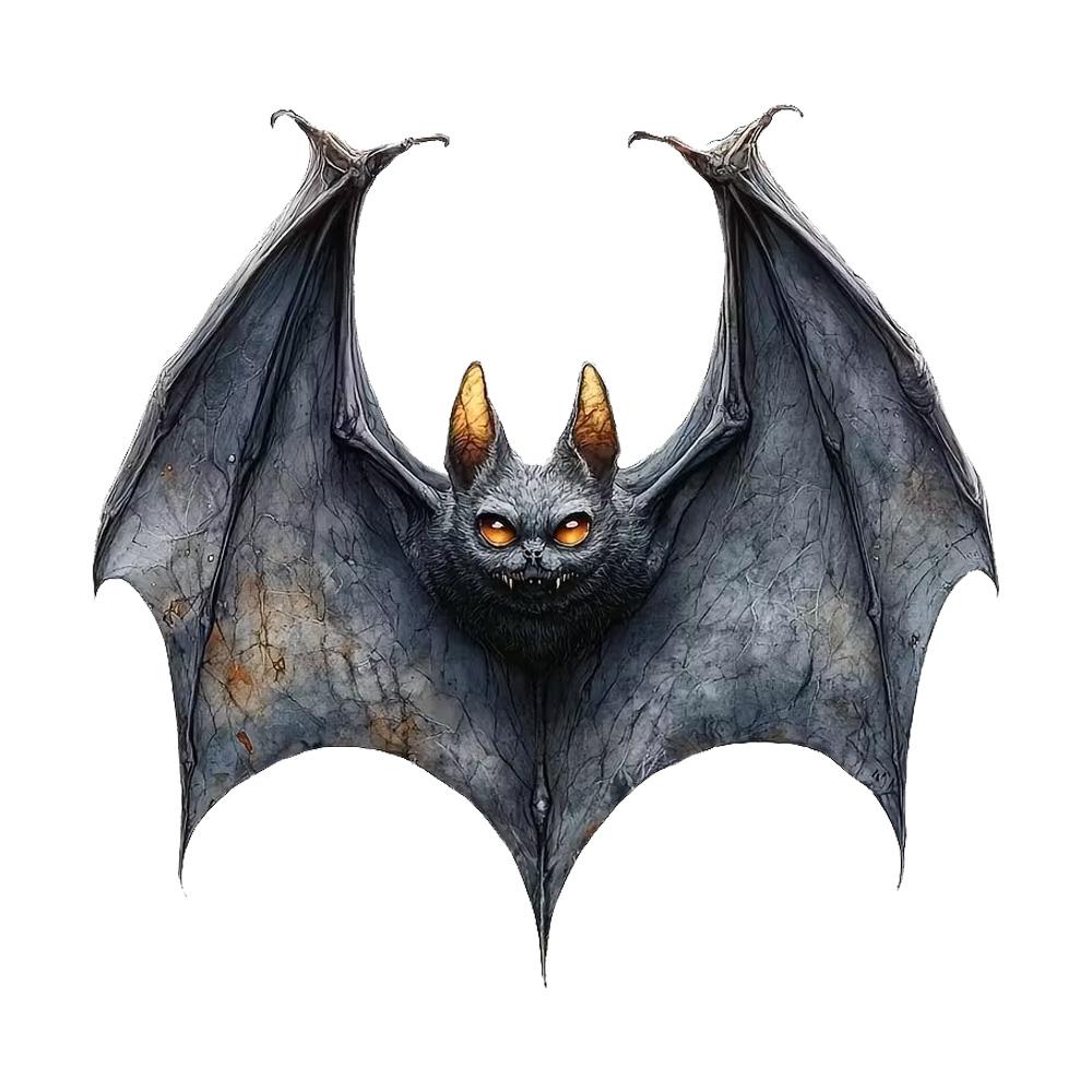 QT2465# Flying Bats Pattern Stickers, Motorcycle Stickers, Car Bumper Stickers, Car Body Decoration Stickers