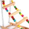 Suspension Climbing Swing Bird Parrot Squirrel Bite Beads Bell Toy Cage Decor