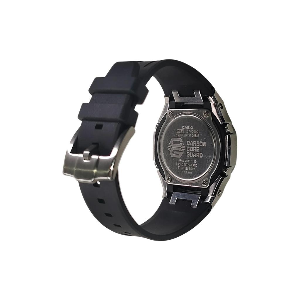 Casio Men Liquid Crystal,Analog Dual Display Series 44mm Black Watch GA-2100-1A(Watch3--)