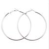 6 Pairs Fashion Hoop Earrings Set For Women Silver Color Round Circle Earring Studs Female Trendy Ladies Party Jewelry Gift