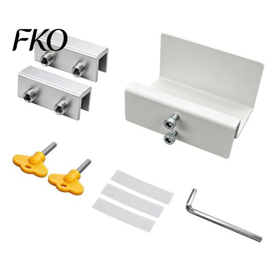Pet Safe Window Lock 1 Set AC Bracket with Sliding Locks, Air Conditioner Support Bracket, Heavy Duty Metal Locks for Windows Up And Down Sets
