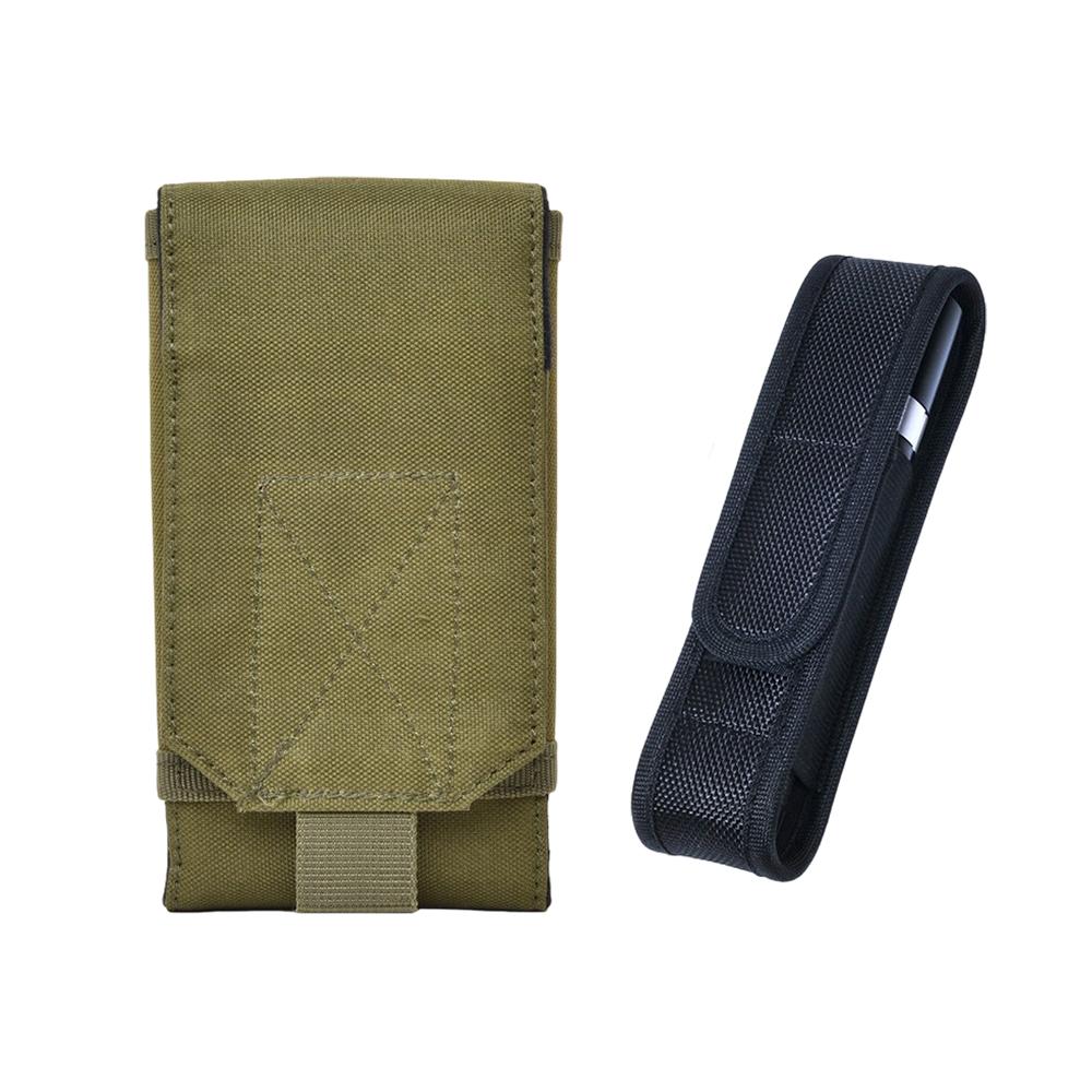Flashlight Holster Phone Bag Molle Tactical Torch Cover Case Outdoor Tool Bag Nylon Adjustable LED Torch Pouch Fit Waist Pouch