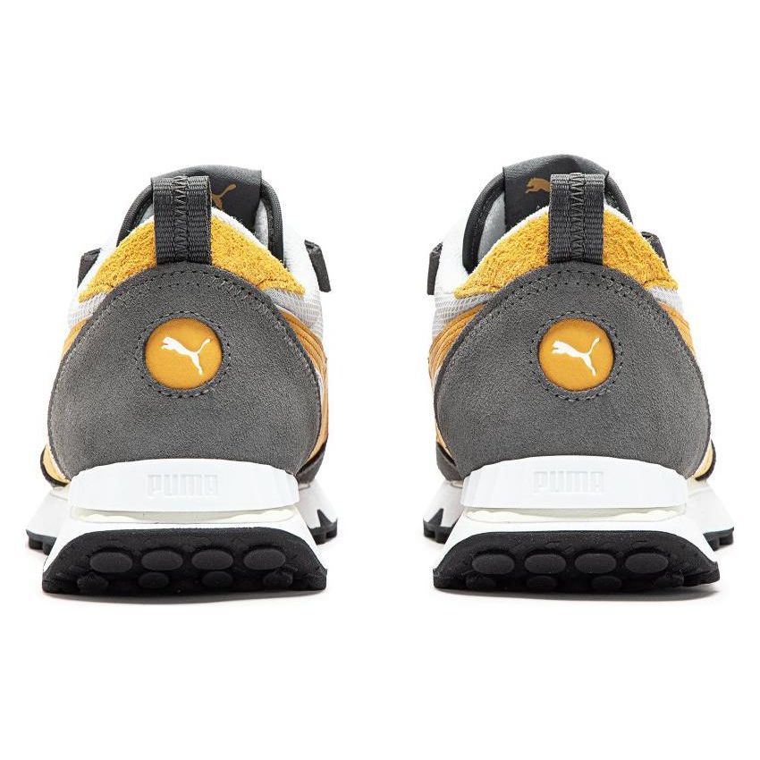 Puma Rider FV Retro Rewind Unisex Cool Dark Grey Amber White Lifestyle Sneakers 390168-08