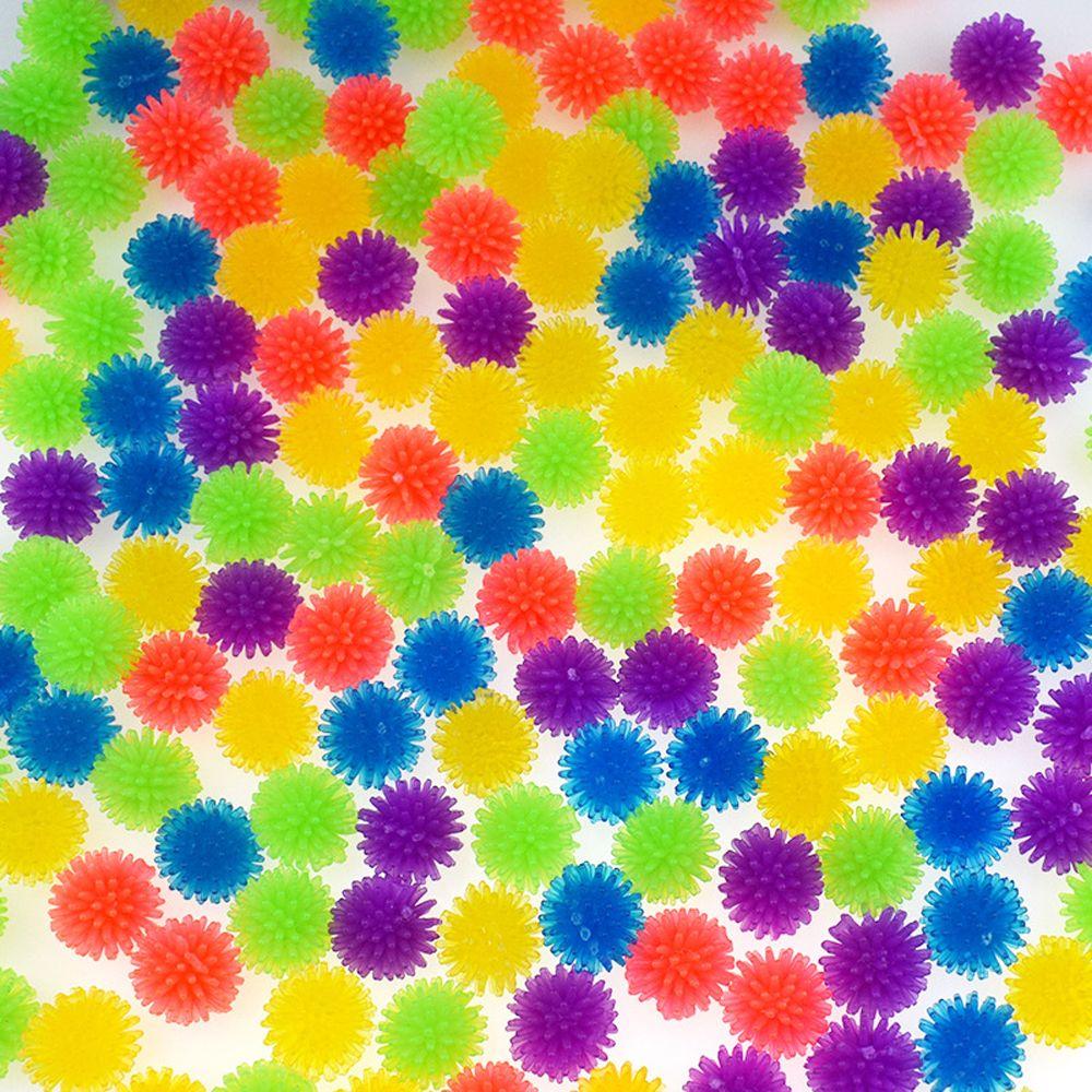 Colorful Ball 2cm Cat Chew Squeezes Ball TPR Ball Fidget Thorn Ball Arbutus Ball Pet Cat Toys Stretch Ball