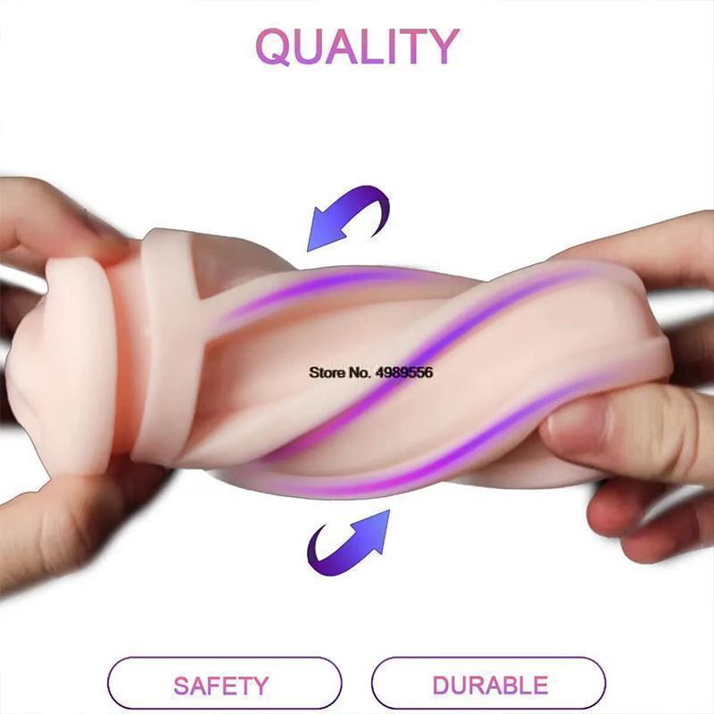 Aircraft Cup Pussy Adult Supplies Oral Machine Male Masturbation  for Men Realistic Silicone Vagina 18 Automatic Man