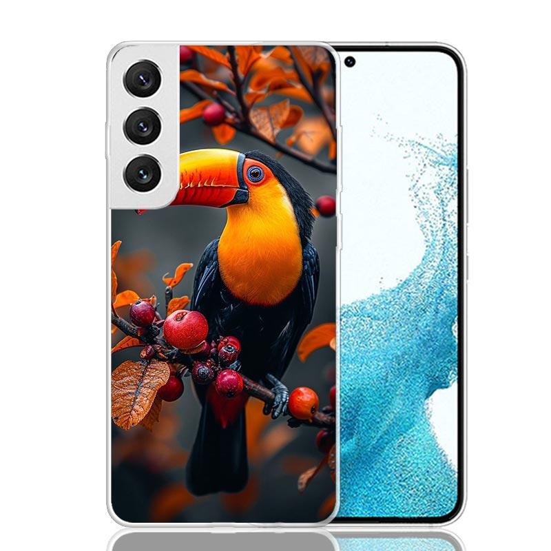 Tropical Toucan Phone Case For Samsung Galaxy S26 S25 Edge S24 S23 FE S22 Ultra S21 Plus S20 + Fundas Cover Coque Galaxy S25 S24