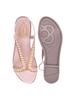 Shoetopia Womens Embellished Flat Sandals | Stylish Slingback Party & Ethnic Footwear Flats | Comfortable Daily Footwear