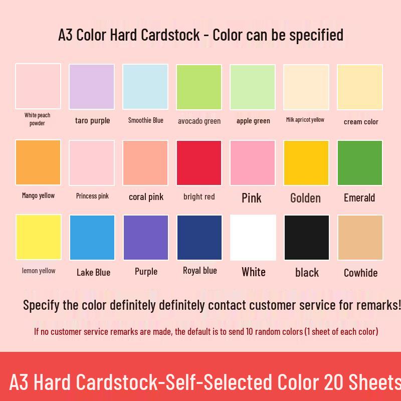 Macaron barevný karton A3/A4 4K/8K Origami papír pro studenty a pop-up knihy