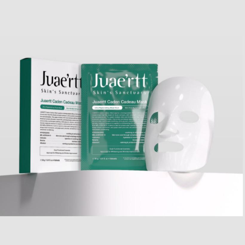 Juaertt Caden Kado Маска-патч для лица 10 шт. Увлажняющая успокаивающая тканевая маска