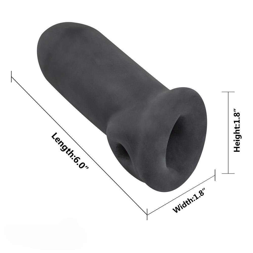 Super Soft Penis Sleeve 16cm Thickened Penis Enlargement Extender Condom Sex Toys for Men Delay Times Sex Products