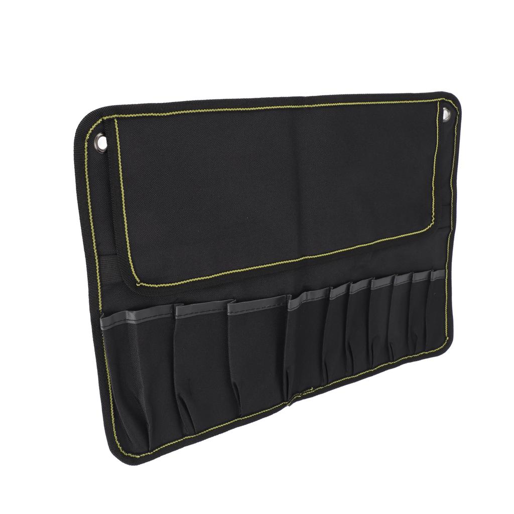 Motorcycle Roll Tool Pouch Large Capacity Thick Portable Multi Hanging Tool Bag
