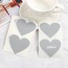 50 Pcs / Set DIY Pentagram Love Heart Shape Scratch Coating Stickers Scratch Card Sticker Self-adhesive Multifunctional Labels