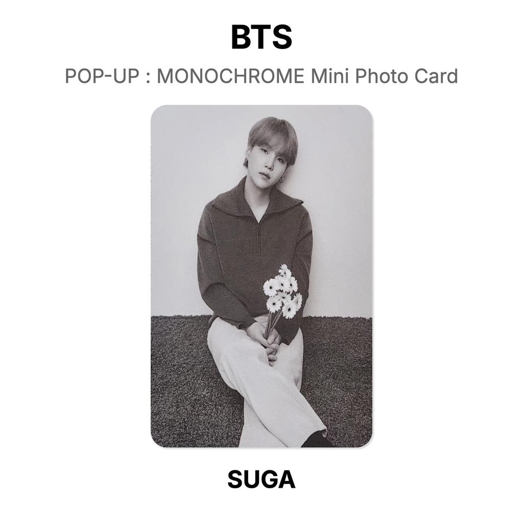 BTS SURGIR : TARJETA FOTOGRÁFICA MINI MONOCROMÁTICA Fotocarte Oficial