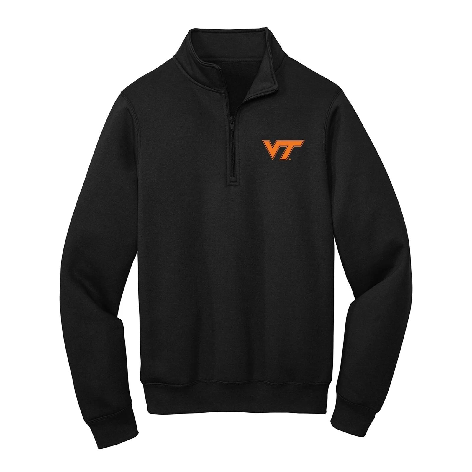 Virginia Tech Primary Logo LC Q-Zip 4XL