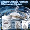 Jewelry Polish Effervescent Tablets for Cleaning and Restoring Shine Suitable for Various Jewelry Materials Easy To Use and Portable Container