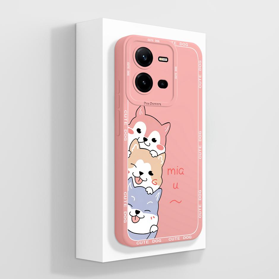 For Vivo V25 V25E 4G 5G Case Cute Advanced Sense Flowers Silicone Soft Shell For VivoV25 5G VivoV25E 4G Prevalent Fundas Bumper