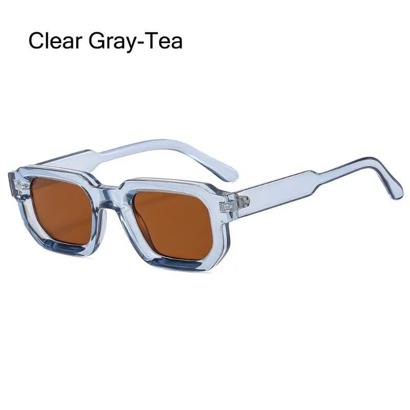 Fashion Retro Small Square Frame Sunglasses Women Shades Uv400 Protection Vintage Punk Men Outdoor Sports  Sun Glasses