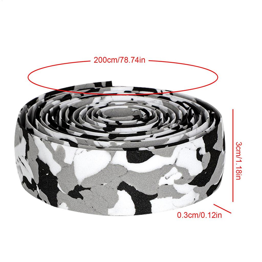 Handlebar Tape EVA Adhesive Shock-Absorbing Grip Bicycle Handlebar Tapes For Riding Motorcycling Comfort Upgrade Installation