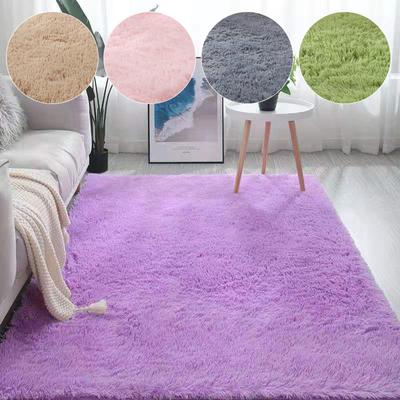 1PC Flauschigen Teppich Plüsch Teppich Boden Matte Lange Plüsch Große Größe Weiche Dekoration Schlafzimmer Wohnzimmer