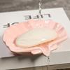 Ceramic Drain Rack Self Draining Soap Drying Rack Not Easily Deformed Shell Conch Soap Box  Shower