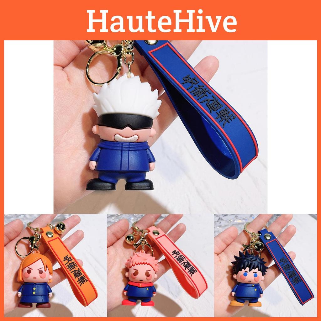 Adorable Jujutsu Kaisen Keychain Figures 2024 Gojo Satoru Yuji Itadori Collectibles