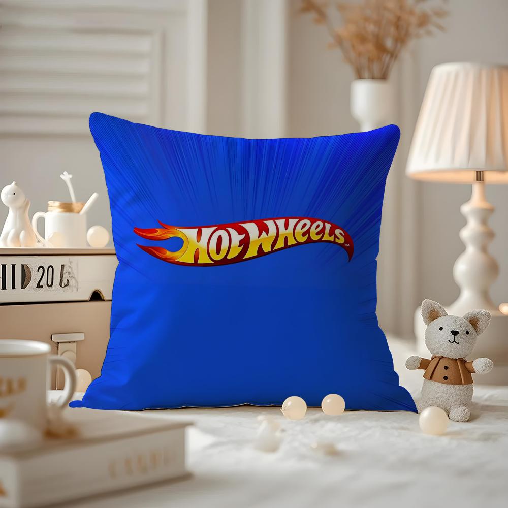 Coole Spielzeuge Hot Wheels Racing Kissenbezug Muster Bedruckter Kissenbezug für Wohnzimmer Sofa Kissenbezug & Schlafzimmerdeko