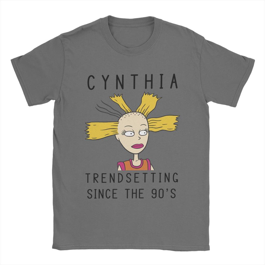 Trendsetter Cynthia Rugrat T Shirts Men's Pure Cotton Novelty T-Shirts Crewneck Tees Short Sleeve Clothing Birthday Present