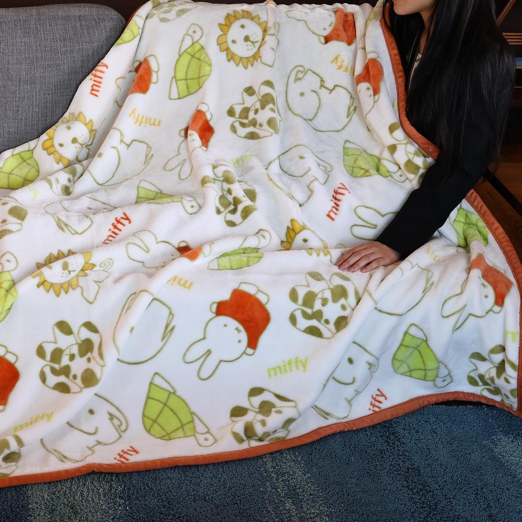 Marushin Blanket Miffy Miffy Everyone Warm Blanket H200 X W140cm Cute Fluffy Stylish Cold Weather Goods Available In 3 Sizes 5885002800