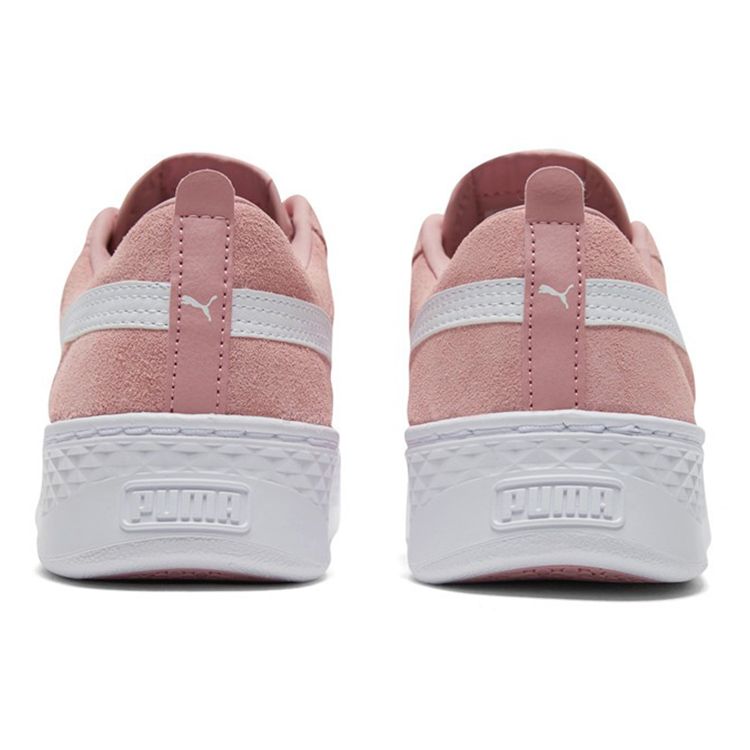 Puma Smash Platform Suede SD Bridal Rose Women Peach Pink Low Top Sneakers 366488-10